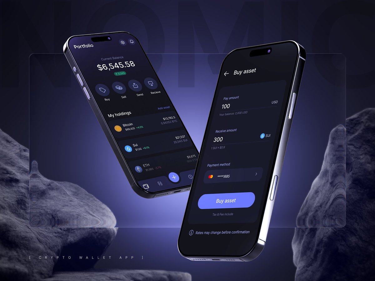 HeyunLe's tweet image. NOMIC - Crypto wallet app
Built for clarity. Refined for usability.

#design #UIUX #walletapp #UIDesign