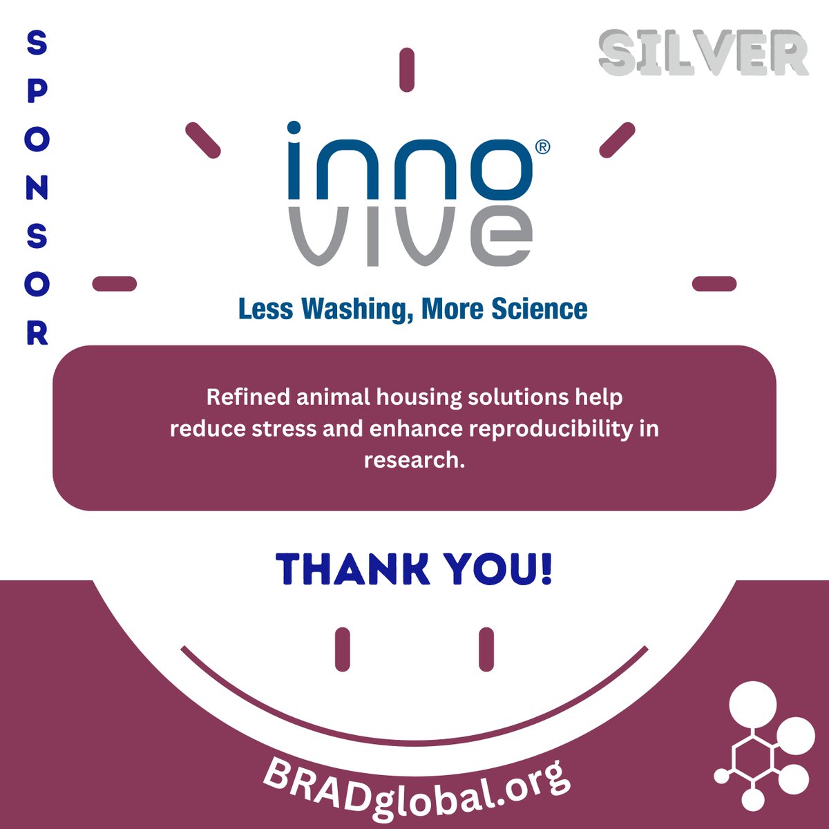 Innovive’s commitment to innovation and welfare-forward design helps improve outcomes for animals and science alike.
#bradglobal #bradsponsor2026 #brad2026 #animalresearchsaveslives