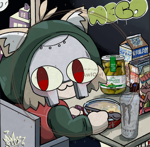 Awl__owl's tweet photo. MF Neco
Belongs to : @khsandar 

Thank you for trusting me ( ⓛ ω ⓛ)   
#Necoarc #CatMeme #MFDoom #Doom https://t.co/aJLcwi8CwY