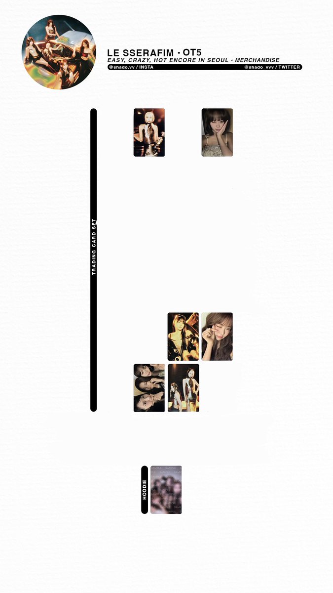 LE SSERAFIM ルセラフィム ルセラ EASY CRAZY HOT ENCORE 交換 フォト