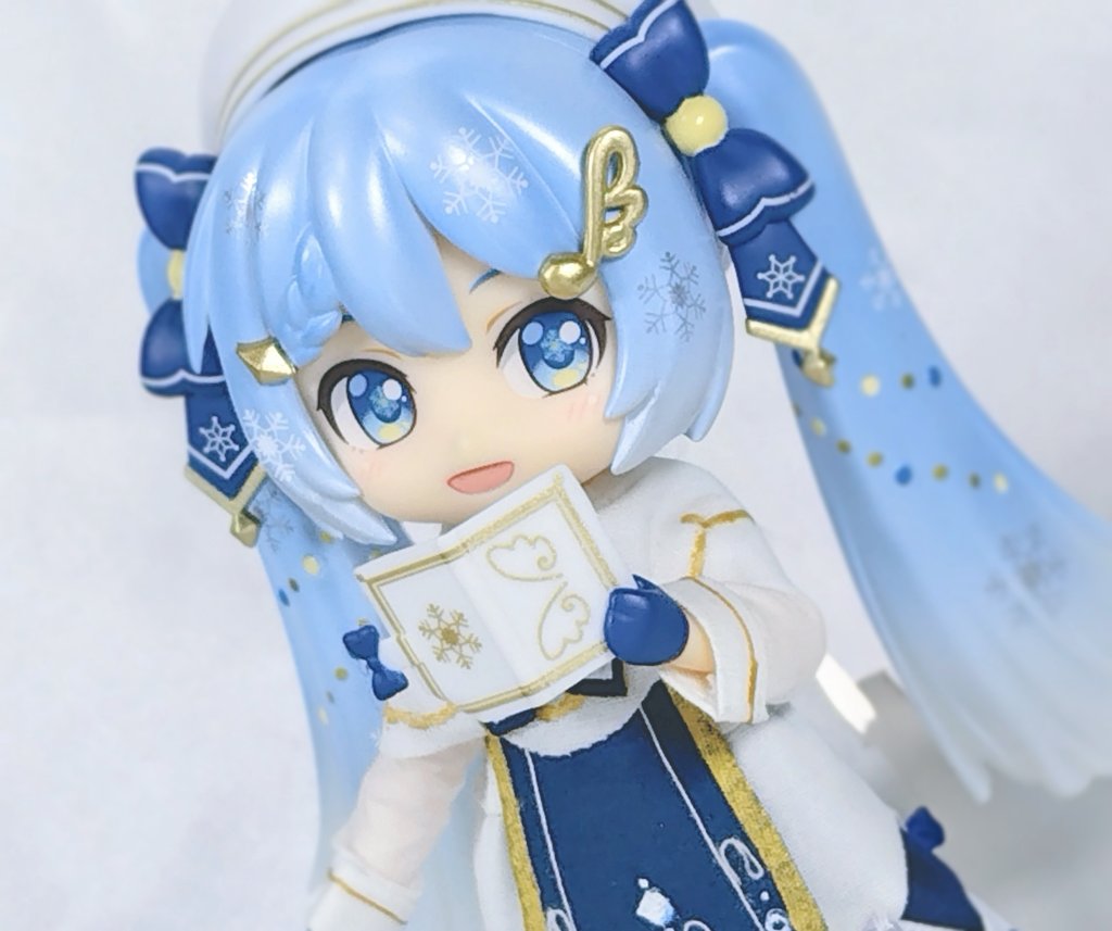 雪の日のざくろ 深夜のねんどろ撮影60分一本勝負 2/28【こんげつのしゃしん】 雪ミク