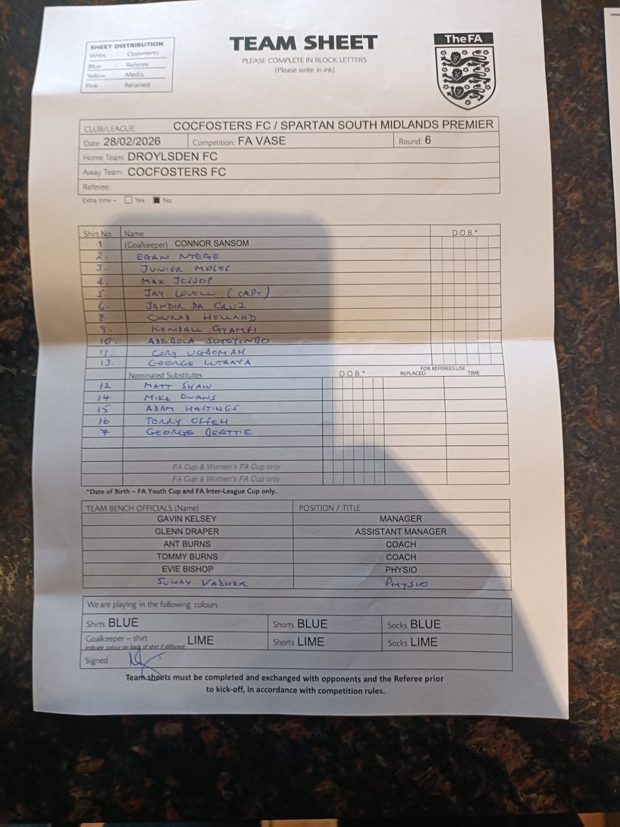 Cockfosters FC tweet media