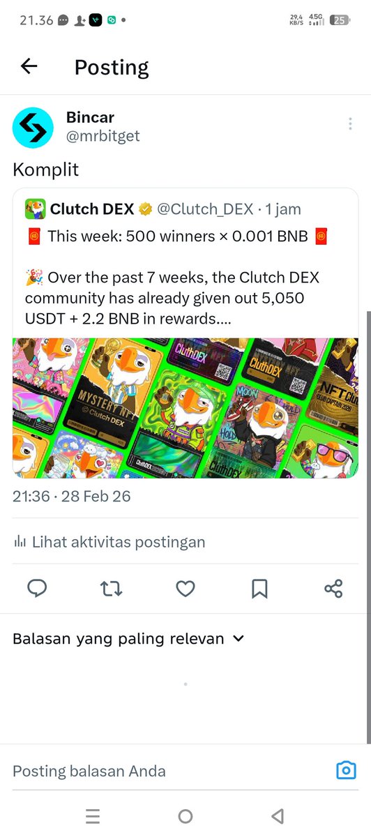 mrbitget's tweet photo. @Clutch_DEX 0x7fb82143983864b6c3C7900a22f7b326adBd97Fb https://t.co/yLY3FmMt7U
