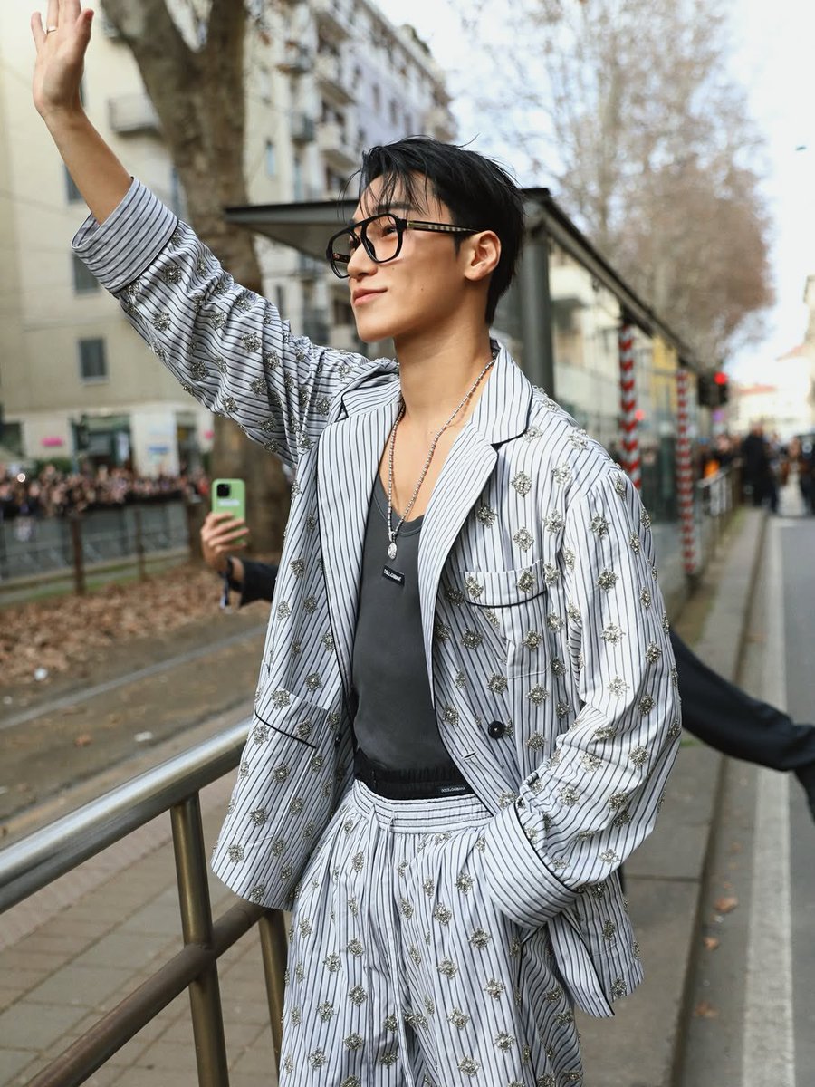 san effortlessly elevating a pajama set to something so classy and