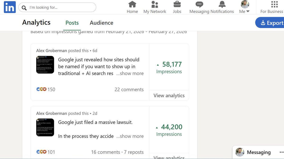 Alex Groberman tweet media