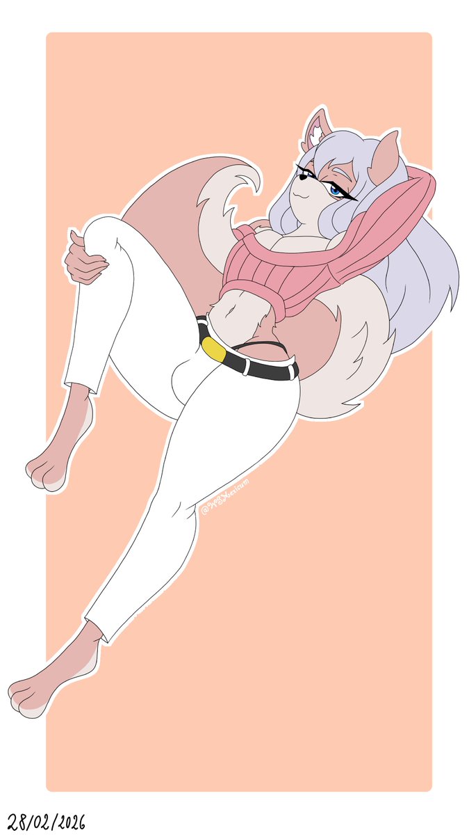 uff!! lo logre, uno terminado para febrero... 1/9 trabajos solo 8 mas 

comisión para @El_macho4500 
espero les guste 👉👈