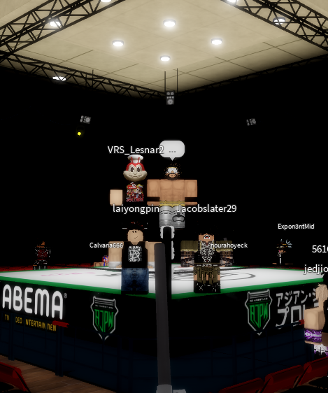 Garrett0524's tweet photo. Thank you, @AJPWOnRoblox  universe. For letting me Hang my boots, and be your Never-Forgotten, Inaugural AJPW Heavyweight Champion. And for Von, carry AJPW on your back, for me, and for the future. Garrett Rollins, Signing Off. #retirement #AJPW https://t.co/vrunAtfBZC