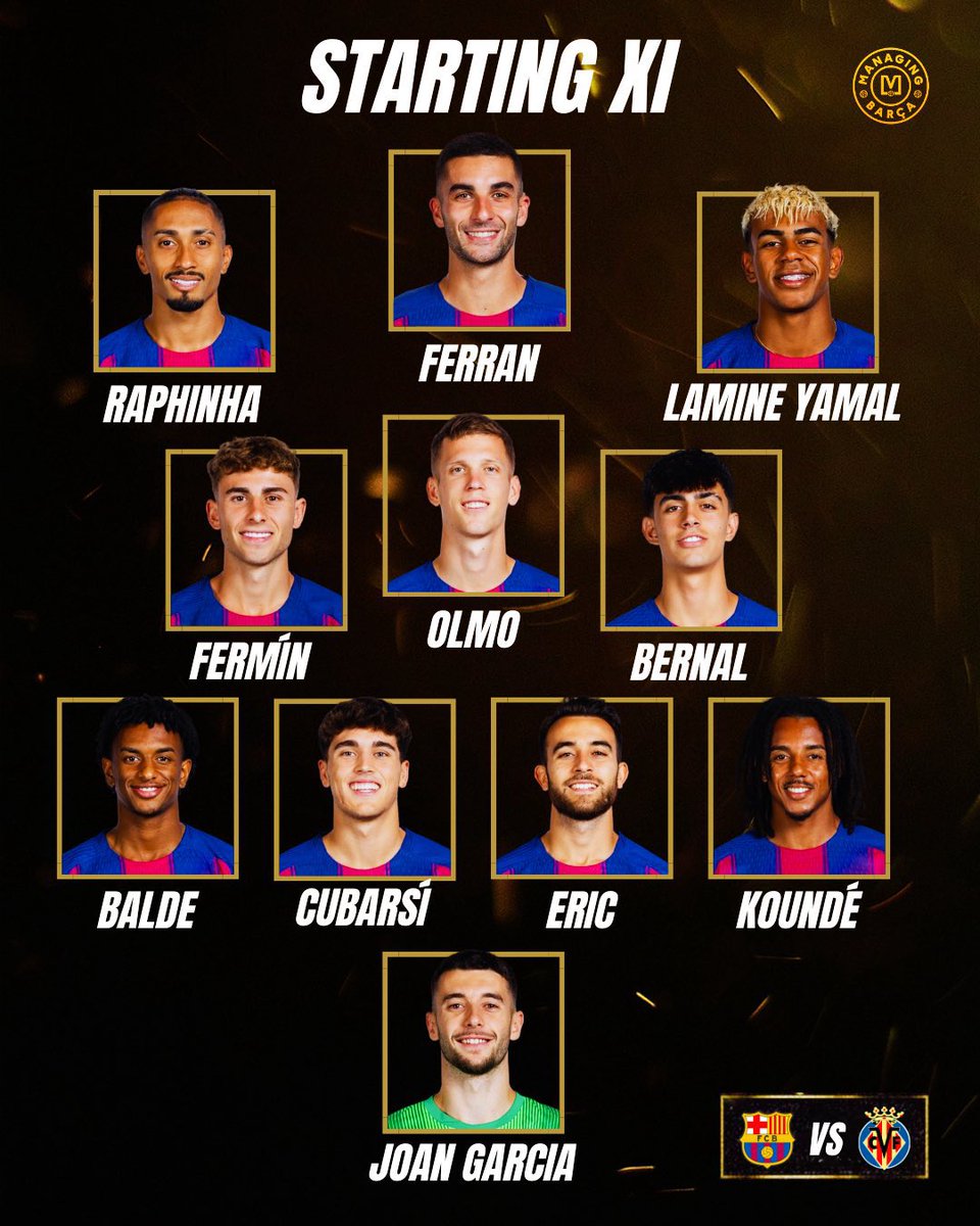 رسميًا  | 

تشكيلة برشلونة رسميًا ضد فياريال  الـيوم♥️