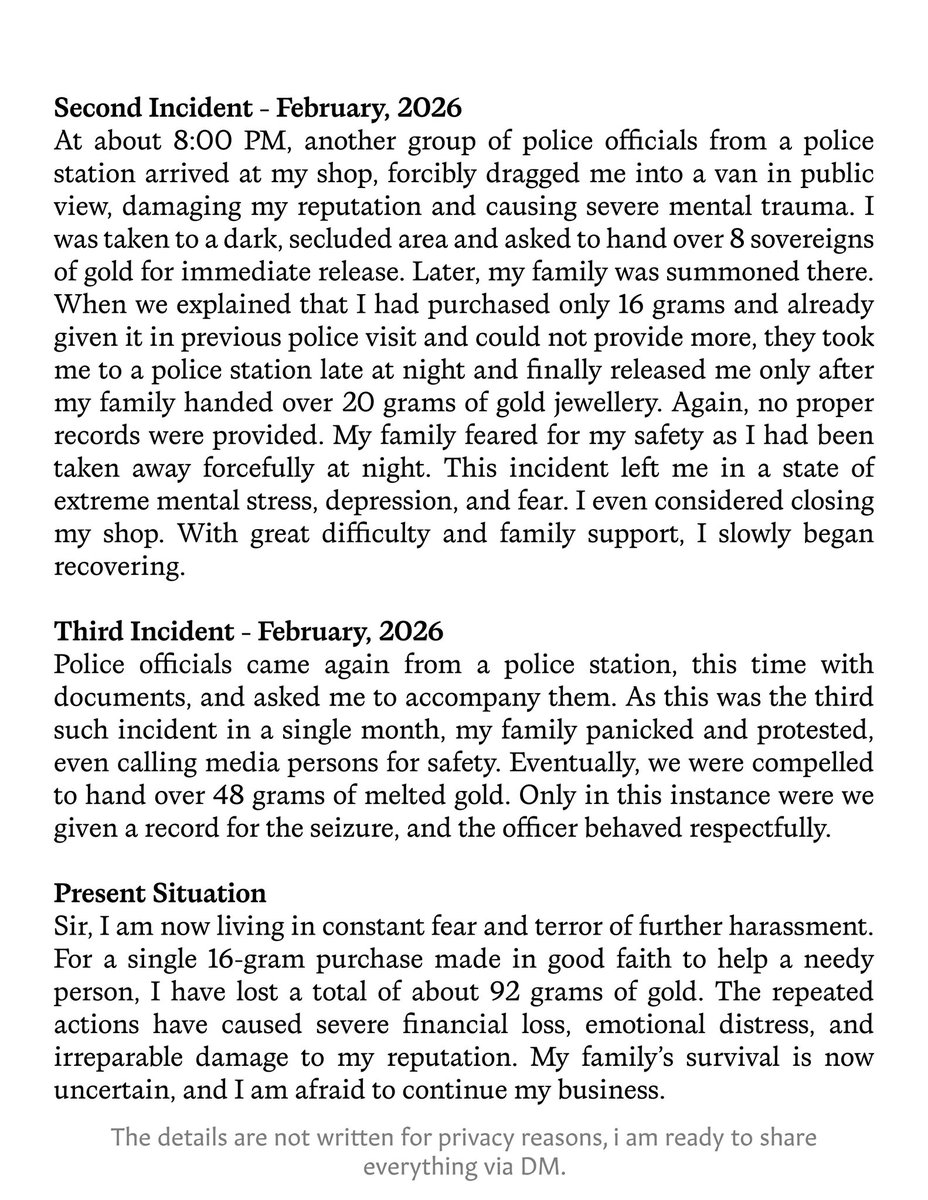 UxNaresh's tweet photo. Please read this concern of us @tnpoliceoffl @mkstalin @CMOTamilnadu @Office_of_Udhay 
Last hope, Hoping our concern be heard and addressed 🙏 please.
I'm ready to furnish further details via DM. https://t.co/VICCwvOkK5