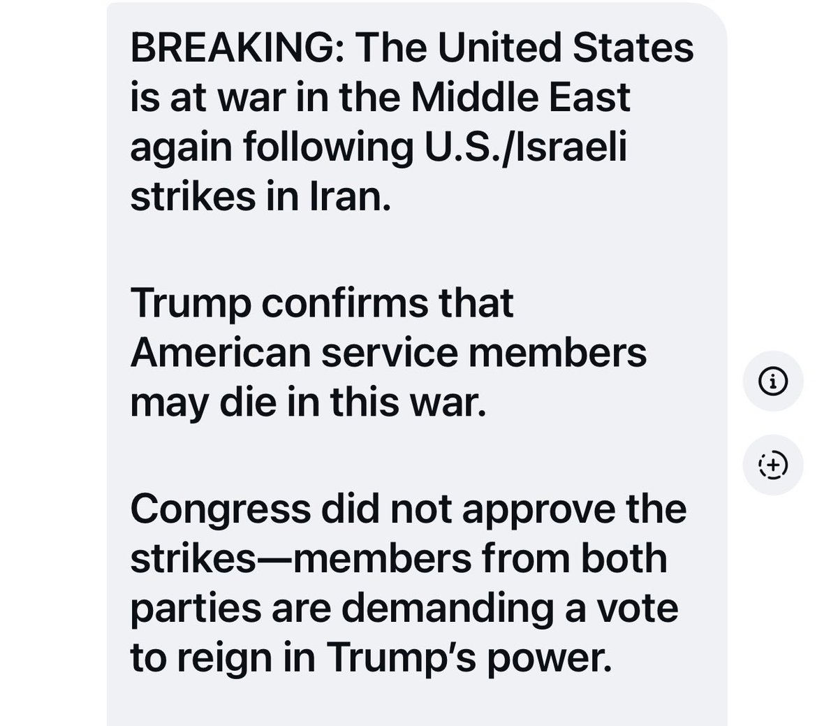 KarBunny's tweet photo. Wow!  You send their sons but refused to have yours sign up for draft!  “American Service Hero’s you mean” What a truly Grim message from the enemy of the state. https://t.co/dc38MsG0bs