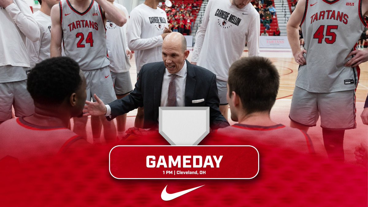 CMU_TartanHoops's tweet photo. GAMEDAY‼️

🆚 Case Western

📍 Cleveland, OH

⏰ 1 PM

📺 https://t.co/ycOSpW6GlM

📊 https://t.co/h9GeuyOmEU

#TartanProud 🏀🔴⚫️ https://t.co/JVaZVlJKp9