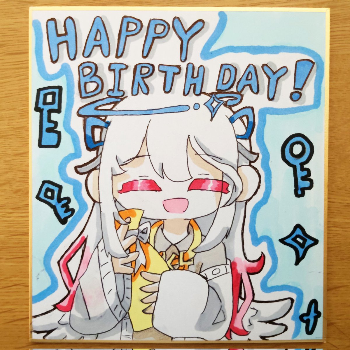 12月に友人2人から貰ったイラストです！！可愛すぎないですか！？
ヌクイちゃんが持っている額縁にはメーカさんがいるのですが友人曰く失敗したらしいので私だけご尊顔を拝ませていただきます！