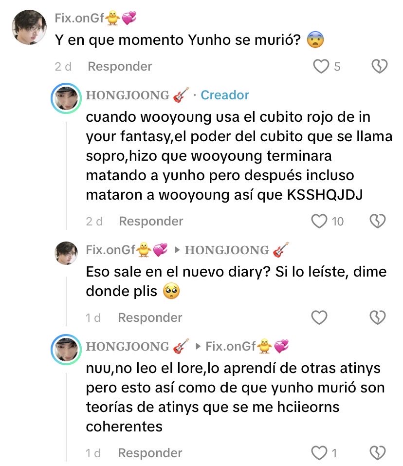 yeossi_smile's tweet photo. No es para ofender pero.. las ATINYs de tiktok realmente saben que existen los Diarys y que el lore es el que se explica ahí? 
En que momento mur¡o Yunho y nunca me enteré? https://t.co/4qEKE7Se2b