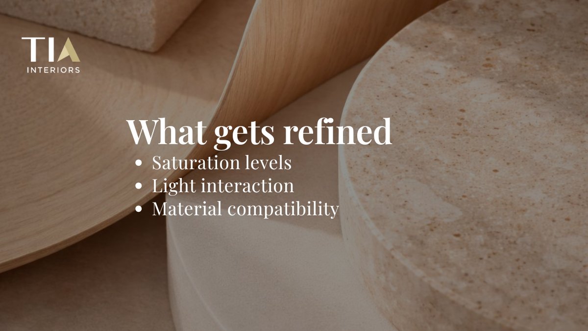 tiadecors's tweet photo. Editing is design.
The strongest palettes are reduced — not expanded.
Luxury = intention.

#DesignThinking #InteriorProcess #ColorLogic https://t.co/AIEOlhrwt7