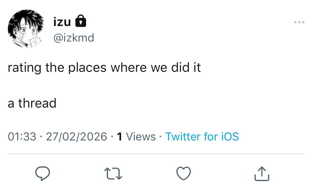 ktskiiz's tweet photo. rating the places where we did it 

a #bkdk #bakudeku filo au 🔞 https://t.co/oWvMW1OB6c