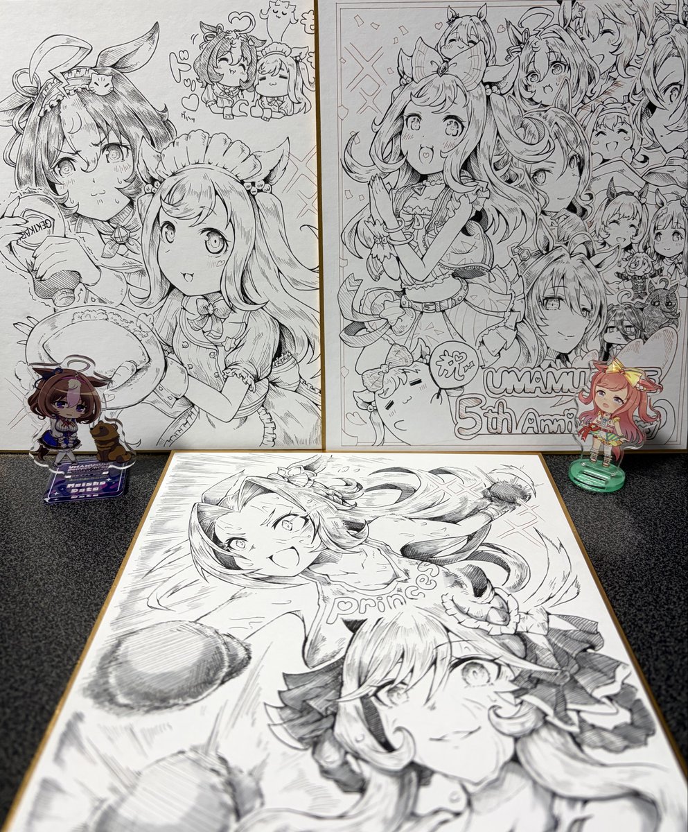 今月描いたウマ娘ちゃん絵