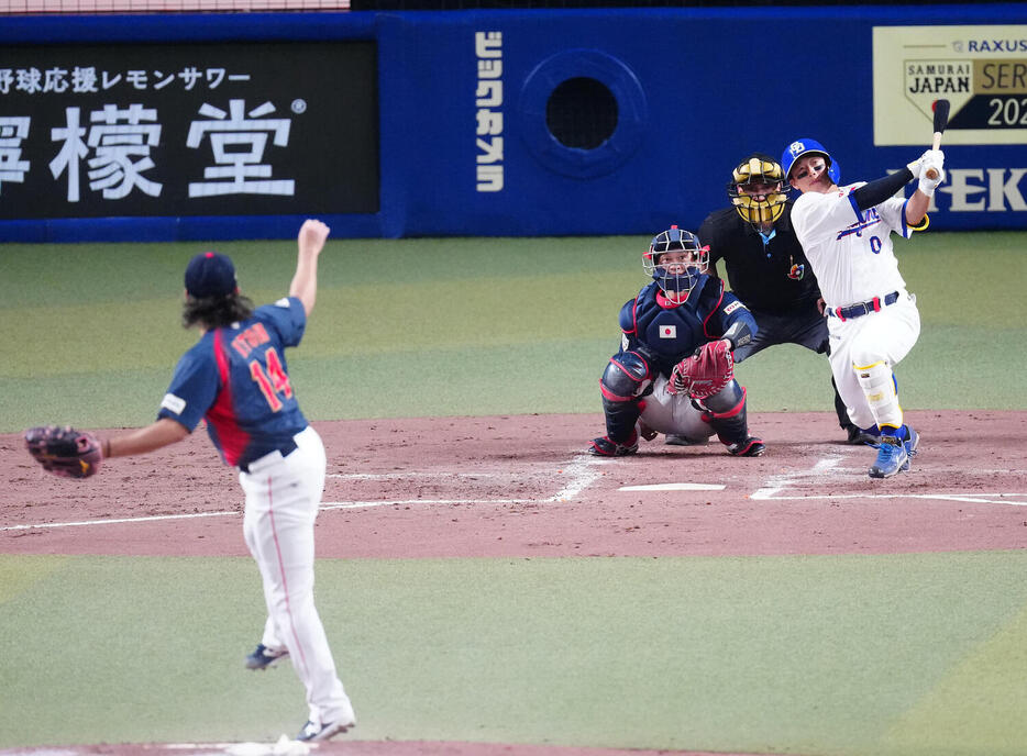 【中日】辻本倫太郎、初弾が「ホームランウイング1号」井上監督「誰でもチャンスがあるぜって」（日刊スポーツ）-Yahoo!ニュース news.yahoo.co.jp/articles/4ec50…

中日は侍ジャパンに2連敗を喫するも、チームにとっての「ホームランウイング1号」が飛び出した。