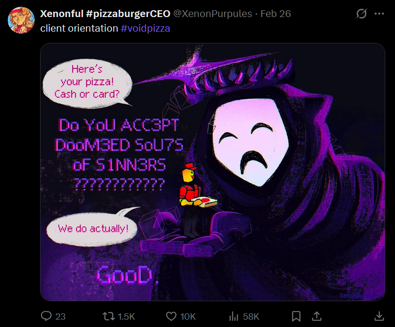 Xenonful #pizzaburgerCEO tweet media