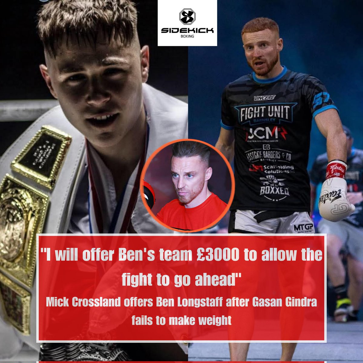 Gasan Gindra missed weight against Ben Longstaff at Hitman Fight League, but his coach still pushed for the fight to go ahead 👀🥊
