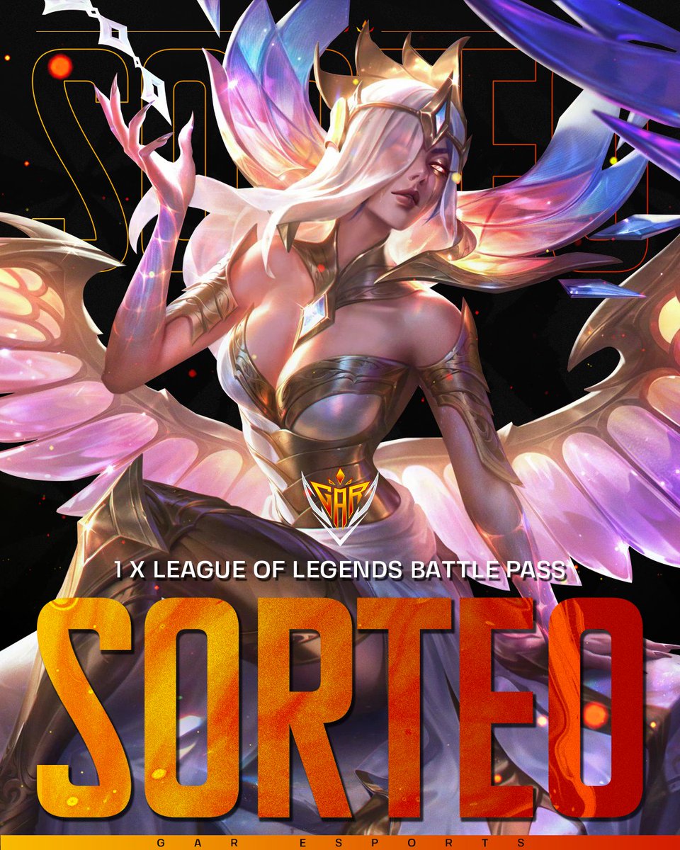 🎁 ¡SORTEAMOS UN PASE DE BATALLA! 🎁

En GAR Esport queremos celebrar que la familia crece y que este 2026 venimos con todo. ¿Quieres el pase para la nueva temporada? Es tuyo:

✅Síguenos <a href="/GAR_Esport/">GAR Esport</a> 
🔁RT a este tweet
👫Menciona a tus 2 amigos/as

⏳ Hasta el lunes 09/03.