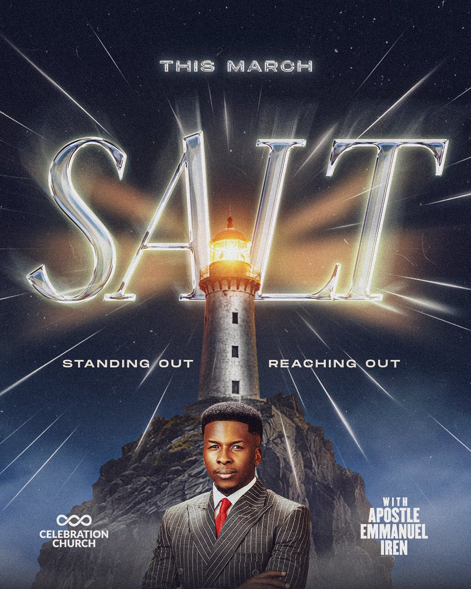 "Righteousness exalts a nation, but sin is a reproach to any people" Proverbs 14:34 NKJV 

Welcome to the month of SALT: Standing Out Reaching Out

This month, across all our campuses on every service day(Sundays and Wednesdays), we will be examining how righteousness exalts a