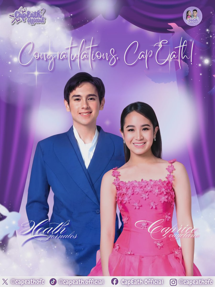 CONGRATULATIONS, OUR BRIGHTEST STARS✨

To our dearest Caprice and Heath, from the first day to today's Big Night, we’ve seen you both grow, shine, and show the world your wonderful hearts and character. And we are beyond proud how you finished this journey strong! 🥹💜

To the