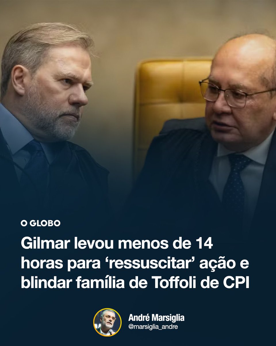 Ao anular a determinação da CPI do Crime Organizado de quebrar os sigilos bancário, fiscal e telemático da empresa da família de Dias Toffoli, o ministro Gilmar Mendes não apenas ressuscitou uma ação que ele mesmo havia mandado arquivar há três anos – mas também decidiu a jato,
