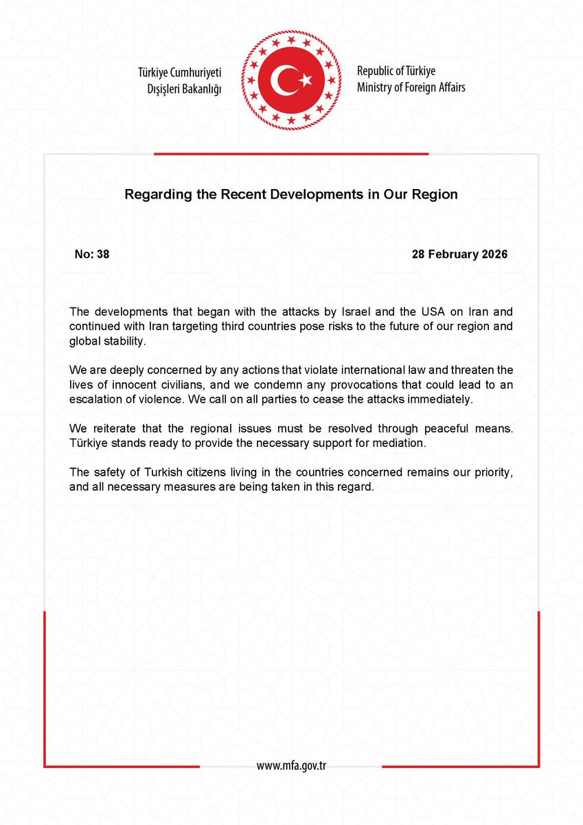 Turkish MFA tweet media