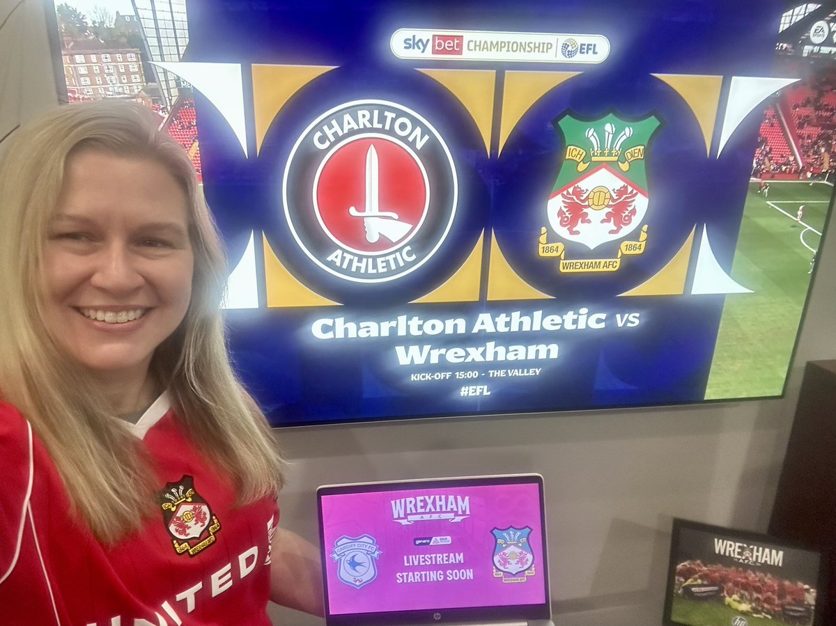 Sheri only here for the Wrexham tweet media