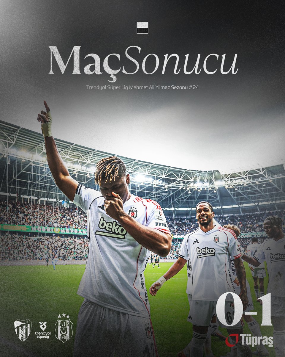 Kocaeli deplasmanında galibiyet bizim. 💪

Kocaelispor 0-1 Beşiktaş

#BurasıBeşiktaş 🦅
<a href="/tupras/">Tüpraş</a>