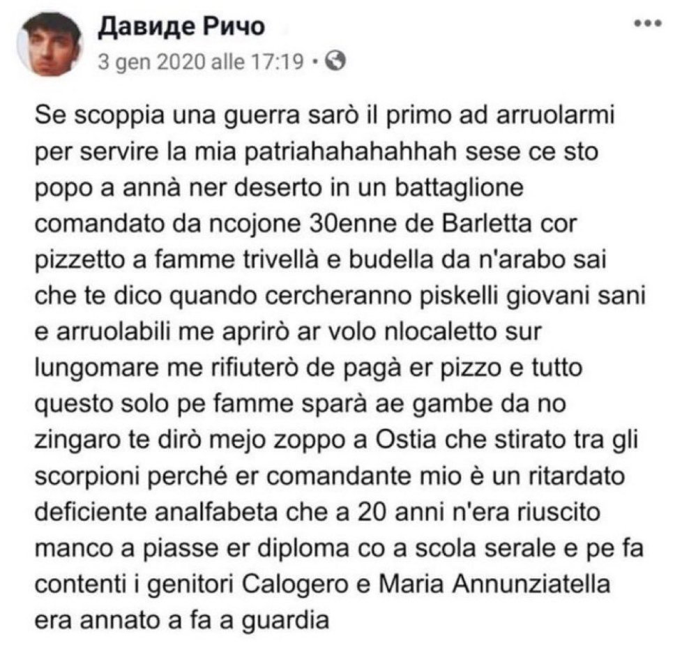 Mi trovo costretto a riesumare questo gigante