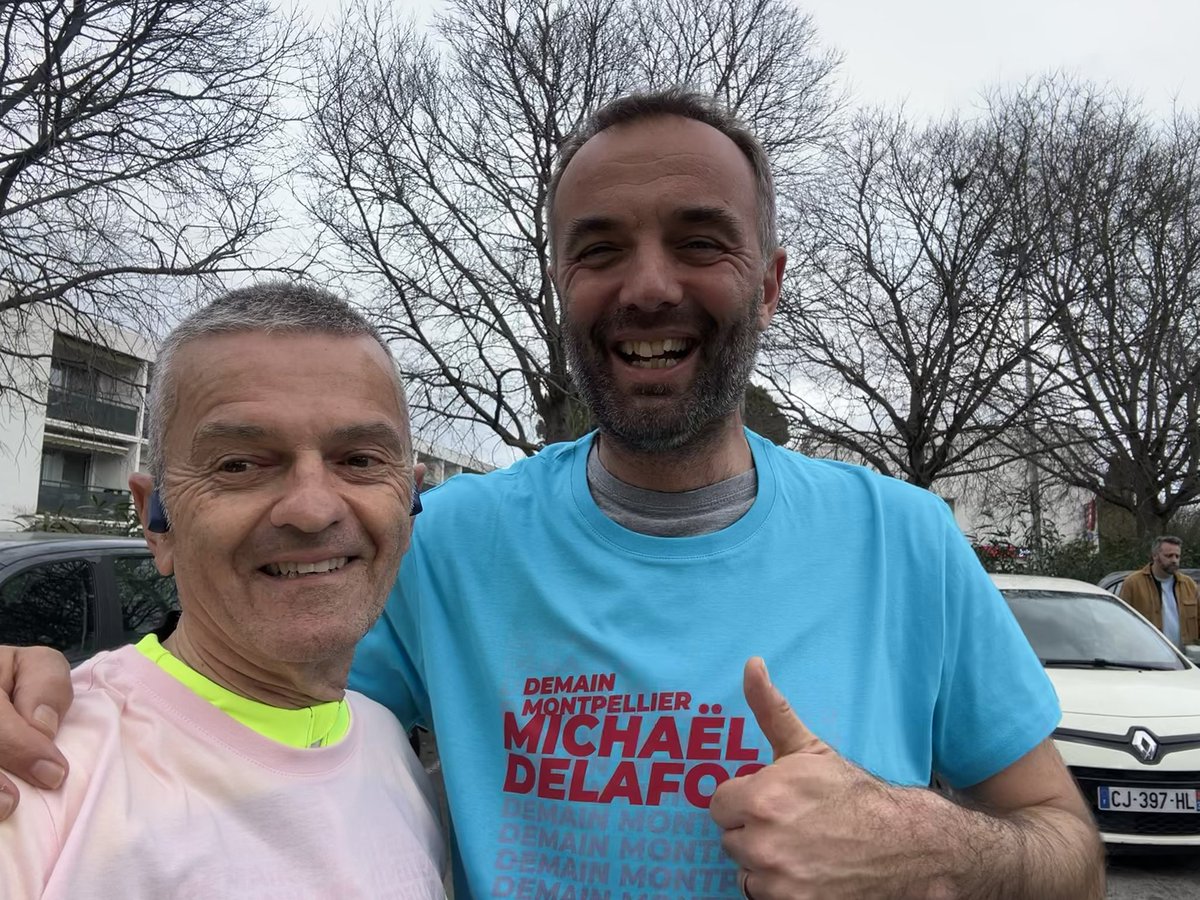 LanetHenri's tweet photo. #Municipales|| Cet après-midi run urbain avec Michaël Delafosse pour un finish place Max Rouquette aux Arceaux avec @CoteMontpel, @Assaf_Christian… Les 15 &amp; 22 mars 2026 tous derrière @Delafosse2026 pour que @montpellier_ continue sa marche en avant 🫶🫶🫶 #ensemble https://t.co/h4keguEq7i