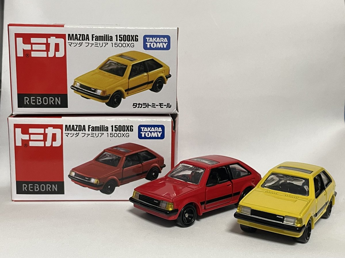 本日届いたタカラトミーモール限定トミカREBORN、BD型マツダ