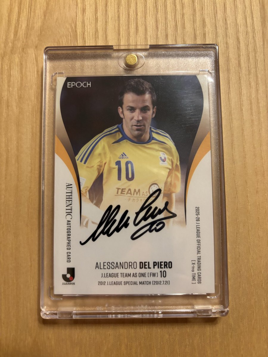 EPOCH 2025-26 JリーグX-tra TIMEを1BOX⚽️ ヒットはデルピエロのオン