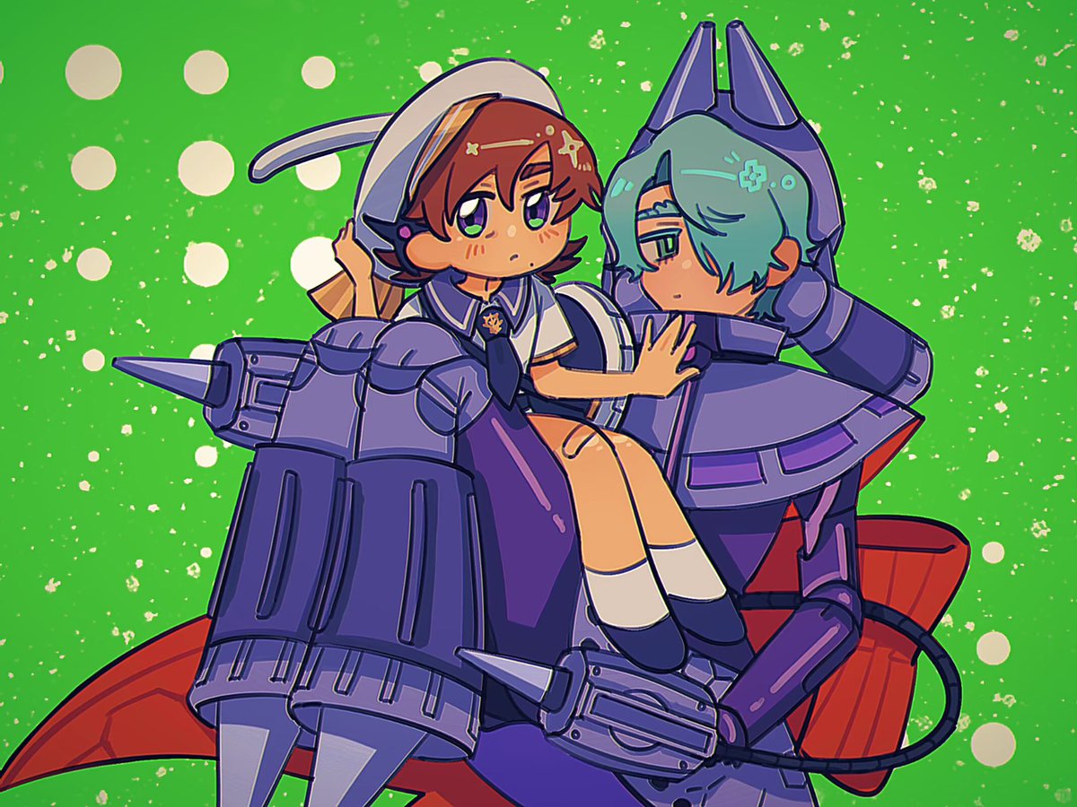 今月描いた絵を晒そう 🧡💚