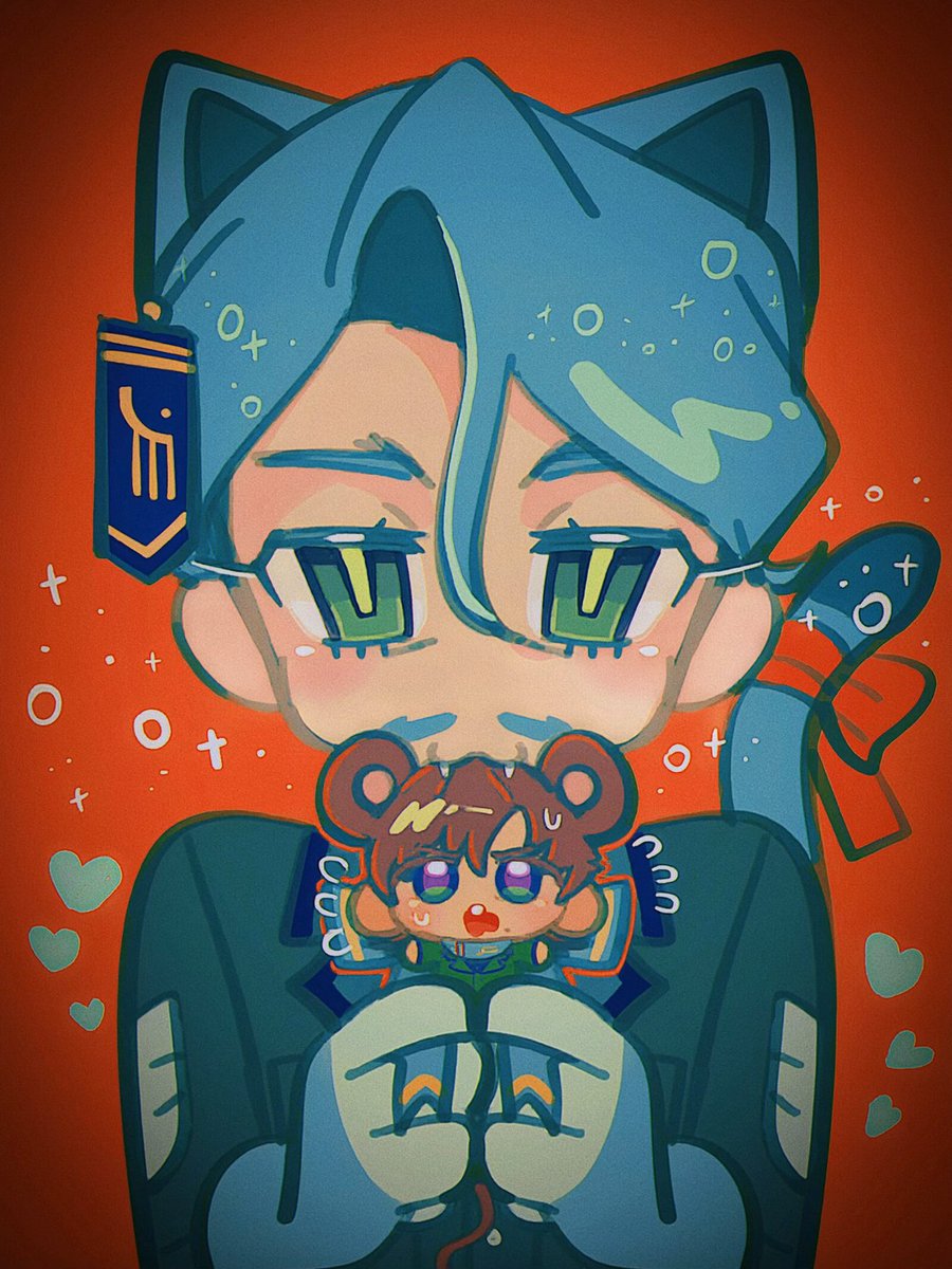 今月描いた絵を晒そう 🧡💚