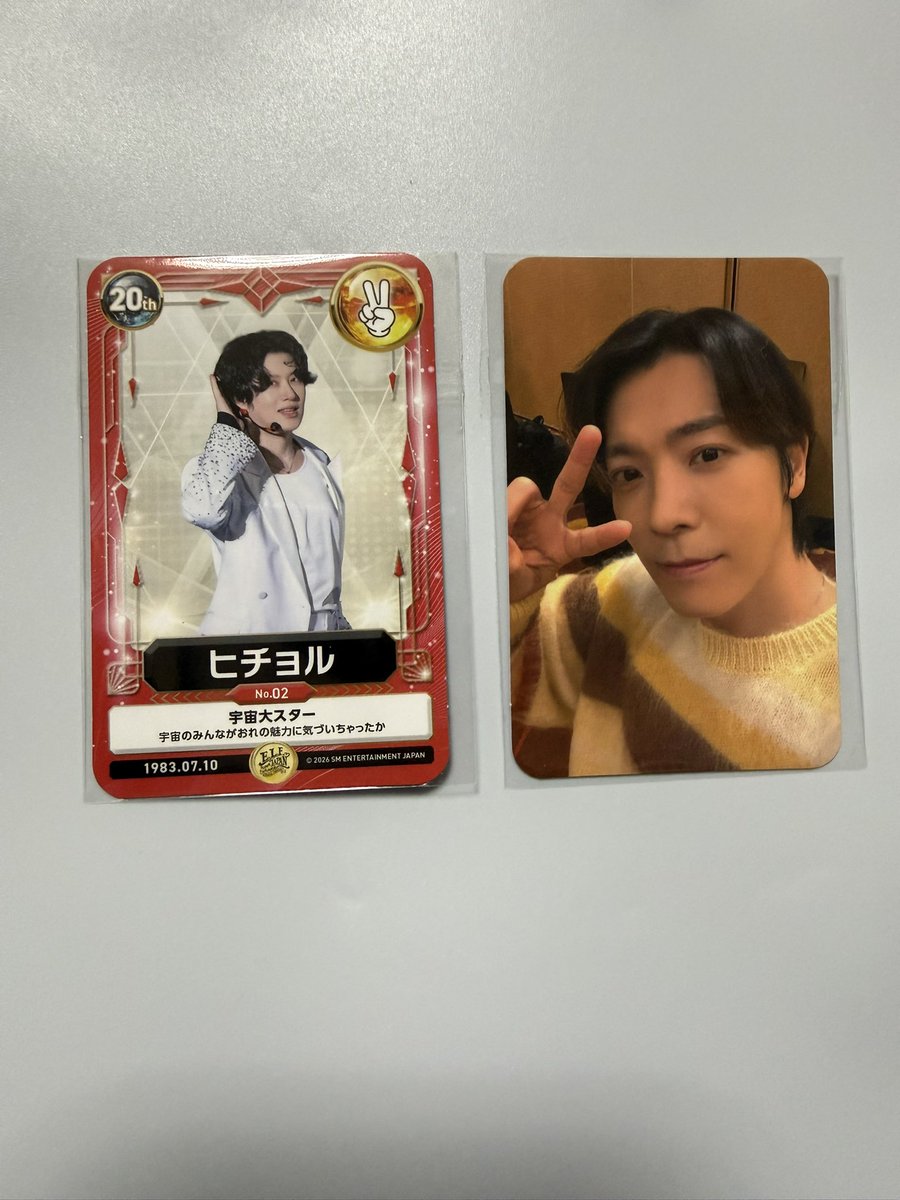 super junior スペシャルキット トレカ 交換 【譲】ヒチョル ドンへ