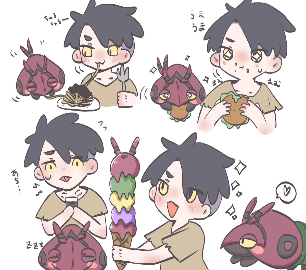 ukb1ay2's tweet photo. #今月描いた絵を晒そう
このシリーズ以外にもいっぱい描いてた！！！ https://t.co/g1xqVZOLb1
