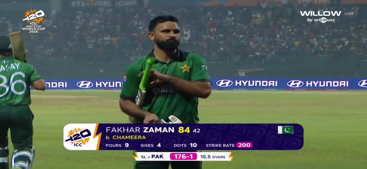 FAKHAR ZAMA BRILLIANT KNOCK COMES TO END👏🏻