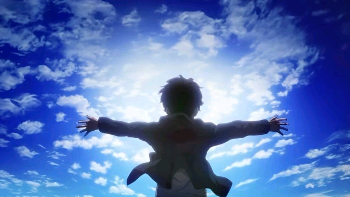 I’m free… 
#AttackOnTitan