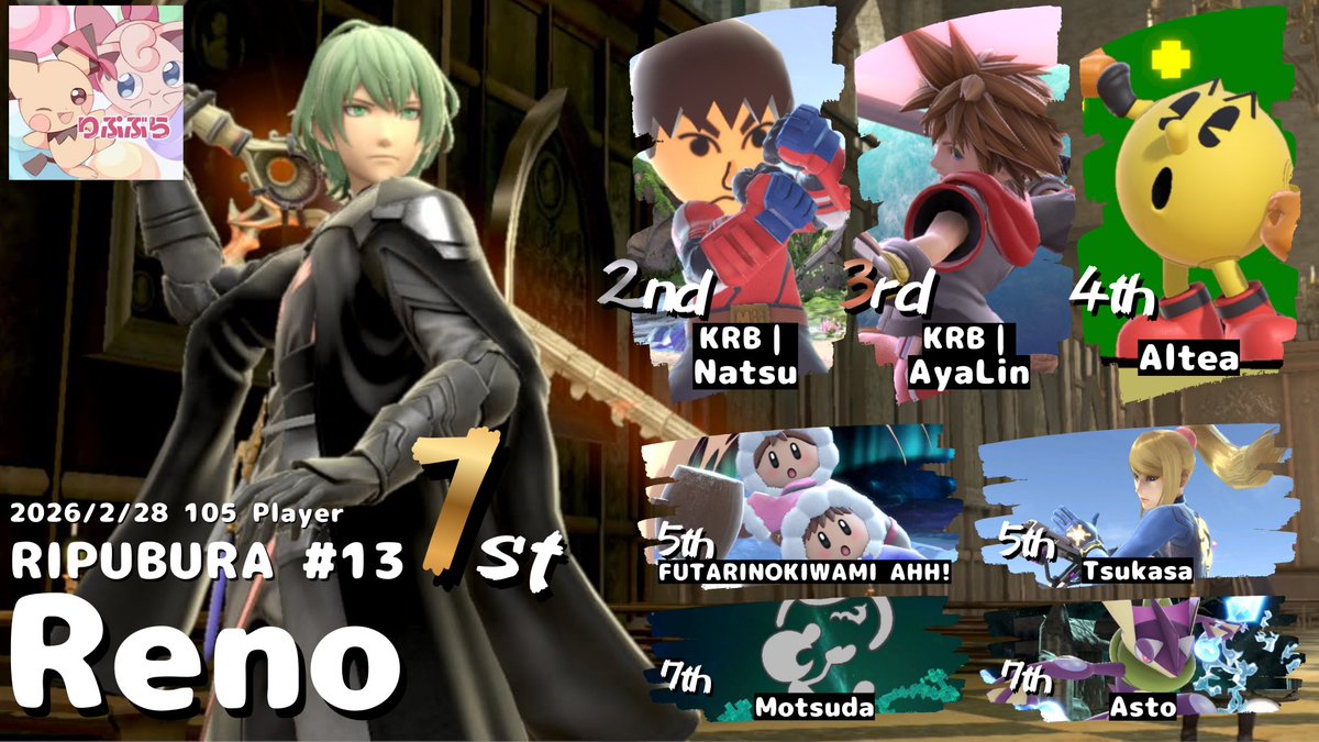 「りぷぶら」 tweet media