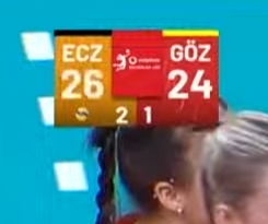 💥 Eczacıbaşı, 20-23 geriden gelerek 26-24 ile dördüncü seti ve maçı kazandı