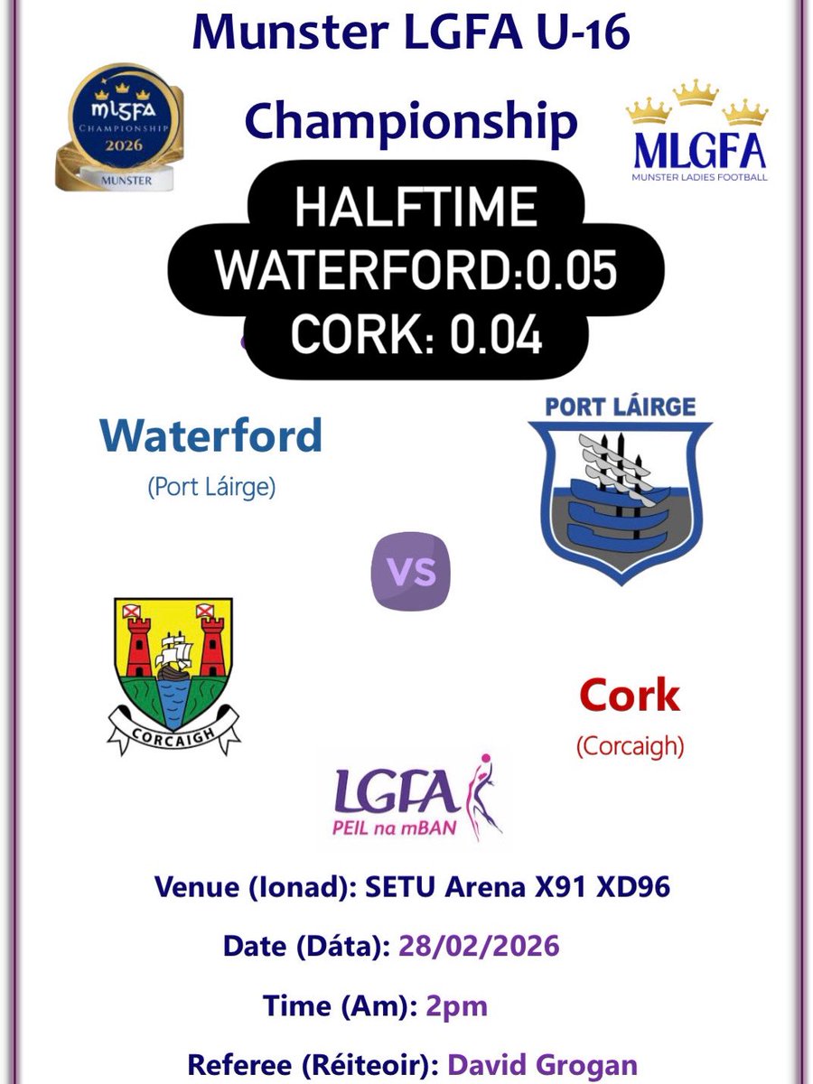 Munster LGFA tweet media