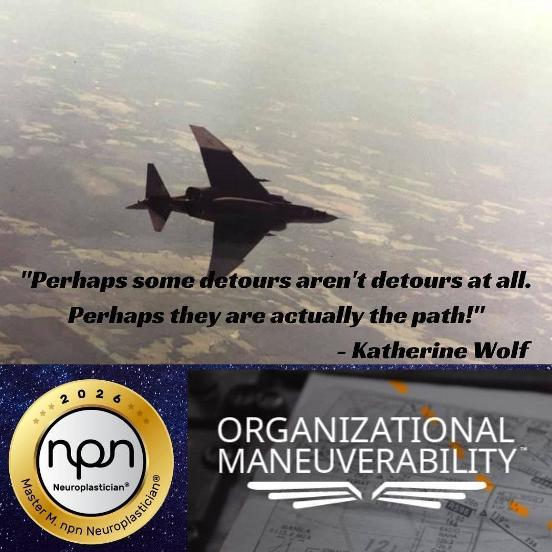 Leadership &amp; Organizational Maneuverability aligned:  "Perhaps some Detours aren't detours at all.  Perhaps they are Actually The Path!" - Katherine Wolf.  buff.ly/pUm9Iz1  @Jeffraker @marcelbloemen @Coach_Pulse @Drjustinkennedy
