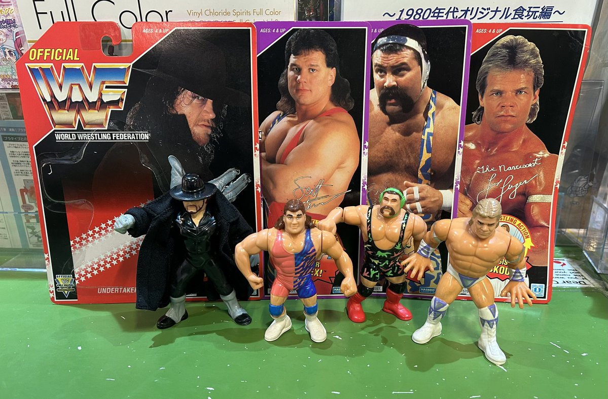 ハズブロ WWF プロレスフィギュアも出すぜ☆独特な上半身パンプアップ
