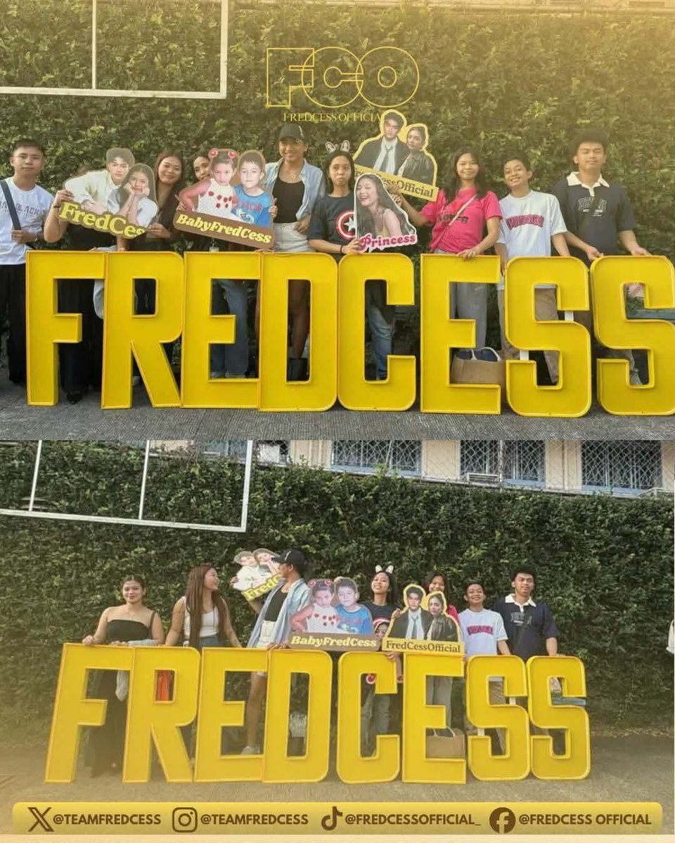 teamfredcess's tweet photo. Our Big Night team live with team Princess was unforgettable!  Our cheers for our dearest Princess were truly heartfelt, and every moment was filled with love and passion. Thank you to everyone who came, supported, and represented our dearest Fred and Princess—your passion and cheers made the night truly magical! Let’s keep spreading love, supporting our Fred and Princess, and making unforgettable memories together as one unstoppable fanmily! 💛  

#FredCess