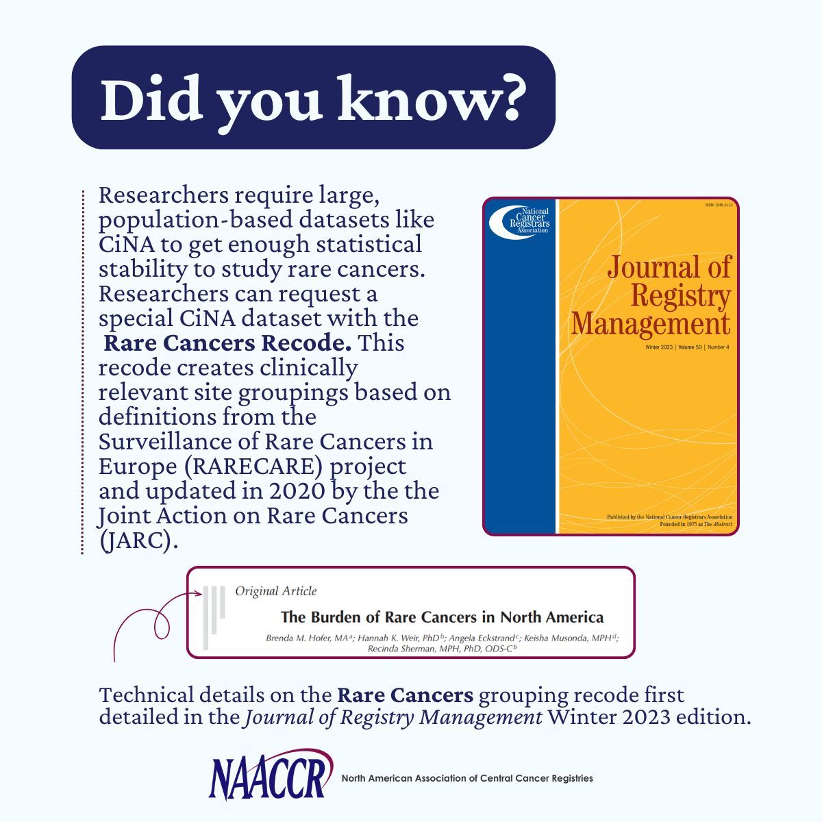 NAACCR, Inc. tweet media