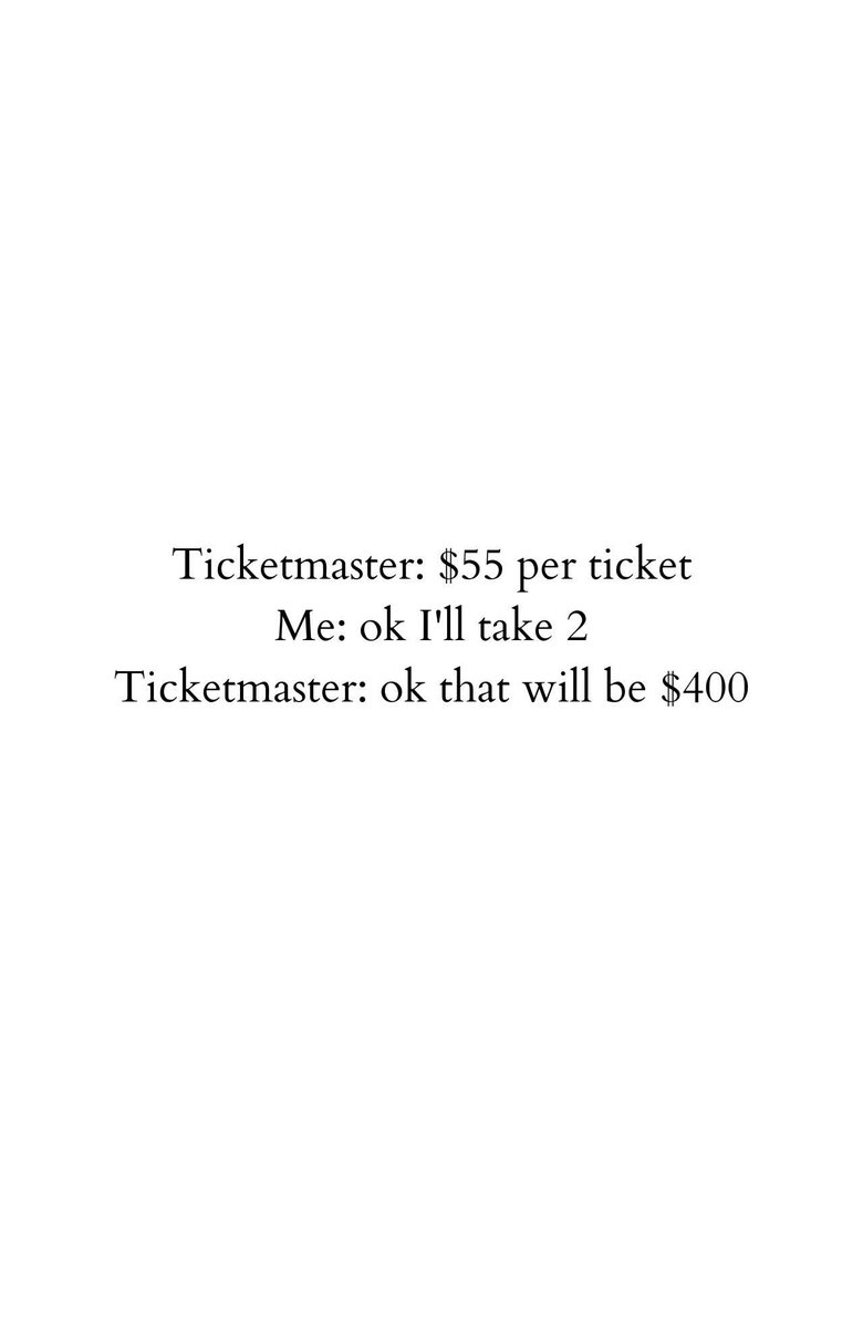 That’s why I get my tickets from <a href="/TickPick/">TickPick</a>. Zero fees!