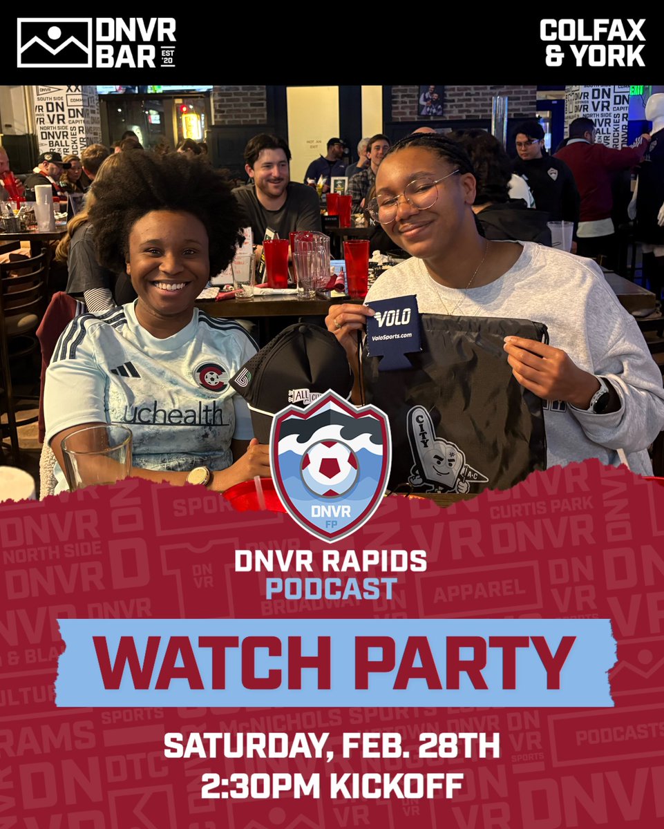 DNVRBAR's tweet photo. An absolute stacked Saturday!!

🚪Open at 10AM
🥂 Bottomless til 2PM
🥓 Brunch til Noon

#LeedsUnited #upthepids #coloradorapids #goavsgo #pll #denveroutlaws #pllchampionshipseries https://t.co/xhiGW9KdWk