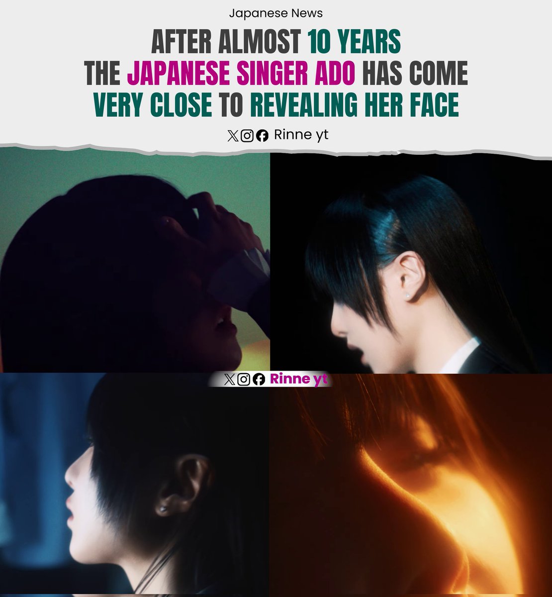 AFTER NEARLY A DECADE of mystery, Ado really came that close to revealing her face in her latest MV and expected us to stay calm??? I genuinely had to rewind the scene because I thought I imagined it. Not a full reveal, but close enough to send the entire fandom into chaos.
